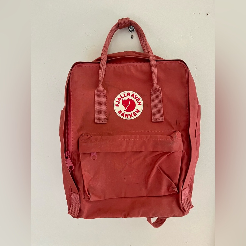 Fjallraven Kanken Backpack in Red